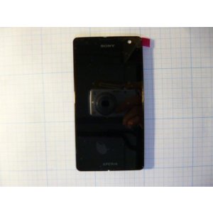 модуль на Смартфон Sony Ericsson Cover Front Assy black LT29I