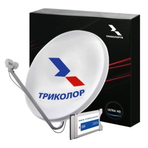 Комплект спутникового ТВ Триколор Европа UHD с модулем условного доступа (уценка)
